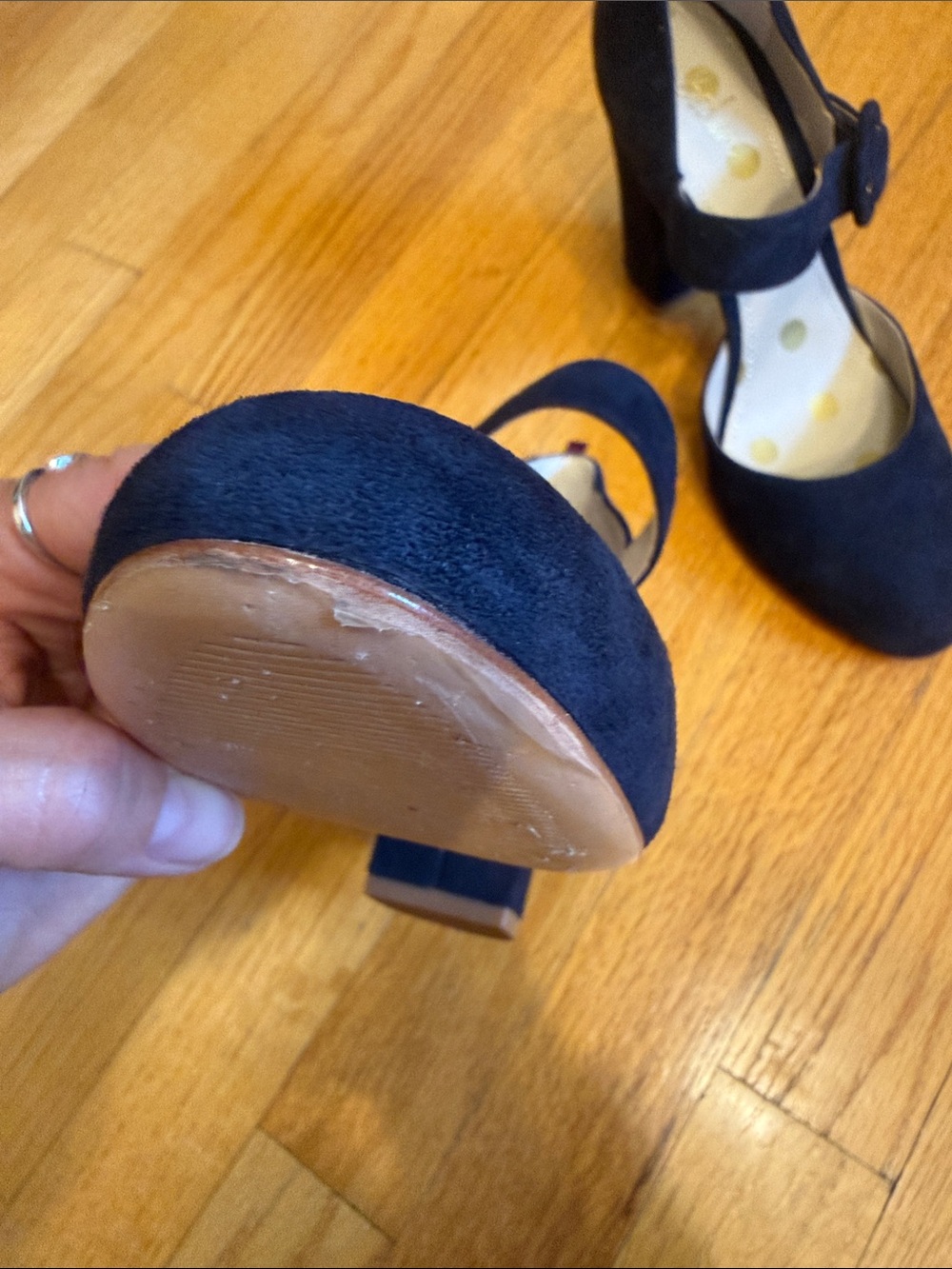 Boden Evie Mary Jane Block Heels - Picture 3 of 6
